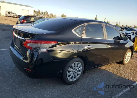 2013 Nissan Sentra S из США, поврежденный, VIN 3N1AB7AP0DL762758